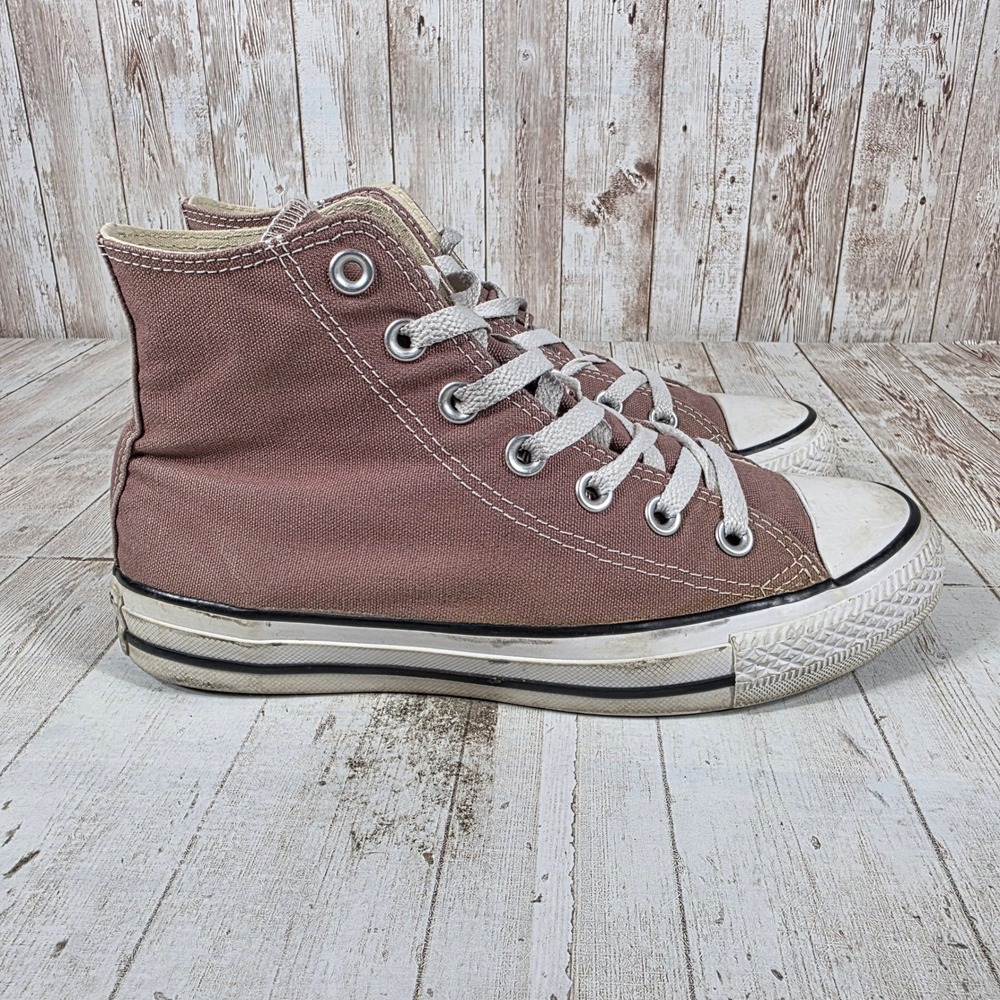 Converse Chuck Taylor All Star High Top Mauve Pink Canvas Sneaker‎ Womens 7